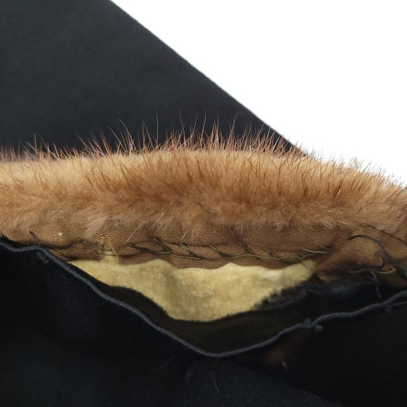 Vintage El Candida Windermere Cashmere Coat Custom Size Fur Collar Retro - Picture 6 of 11